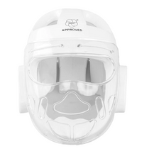 Load image into Gallery viewer, WKF APPROVED KIDS KARATE HEAD GUARD WITH MASK