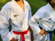 Load image into Gallery viewer, SMAI Gold Elite Kumite Gi 7 oz- WKF Approved