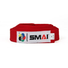 Load image into Gallery viewer, SMAI Karate Competition Belt- WKF Approved, 4cm width, thick.