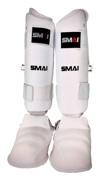 SMAI Karate white Shin / Instep Guard