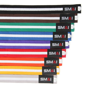 SMAI White Stripe Color Belt